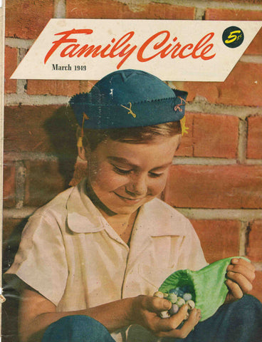 Family Circle March 1949 magazine cover