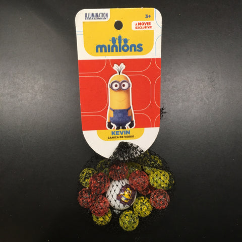 Minion (Kevin) mesh bag with white marble