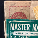 Master Marble original promotional shipping box