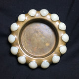 Master Jewel Tray. Over 5" diameter.  14 one inch marbles