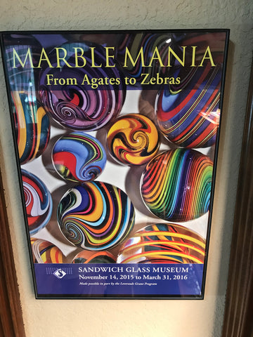 Sandwich Glass Museum Marble Poster