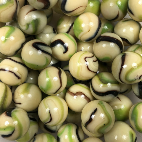 Camouflage marbles (25mm or one inch)